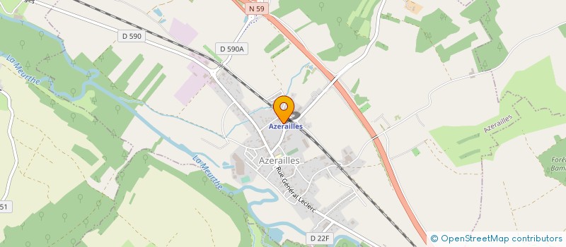 localisation de l'entreprise MADAME VALERIE BOURDIN  AZERAILLES