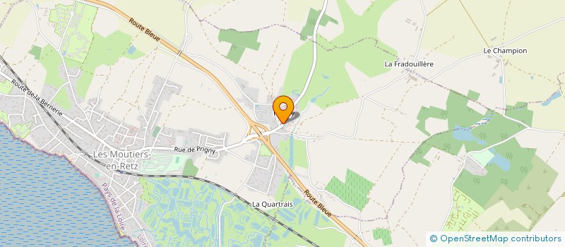 localisation de l'entreprise MADAME VALERIE BOURDON  LES MOUTIERS-EN-RETZ