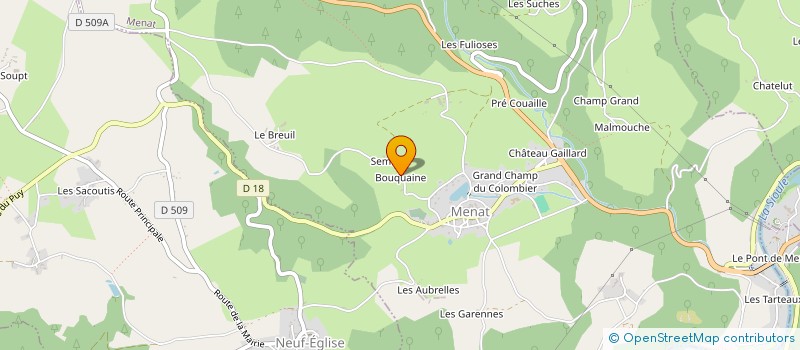 localisation de l'entreprise MADAME VALERIE BOURDUGE à MENAT