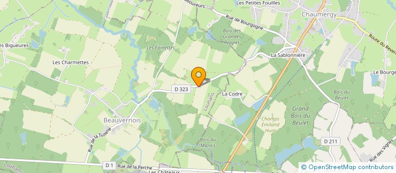 localisation de l'entreprise MADAME VALERIE BOURGOIN  BEAUVERNOIS