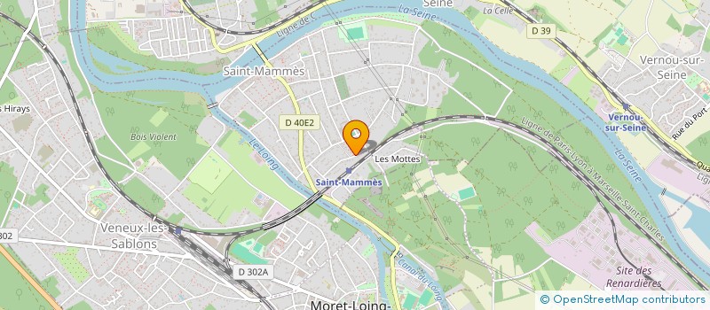 localisation de l'entreprise MADAME VALERIE BOUSSAINGAULT  SAINT-MAMMES