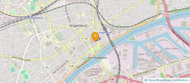 localisation de l'entreprise MADAME VALERIE BOUTON  ARGENTEUIL