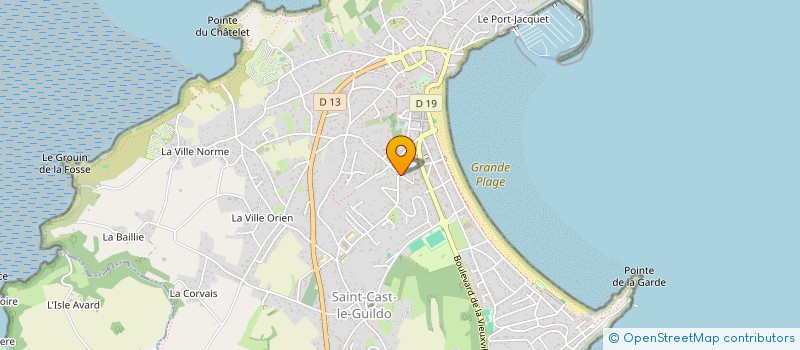 localisation de l'entreprise MADAME VALERIE BOUVIER à SAINT-CAST-LE-GUILDO