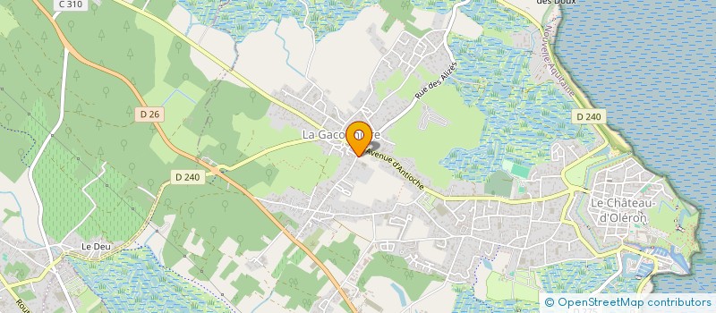 localisation de l'entreprise MADAME VALERIE BOUYER  LE CHATEAU-D'OLERON