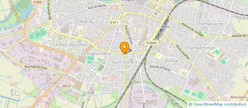 localisation de l'entreprise MADAME VALERIE BOYE à NIORT