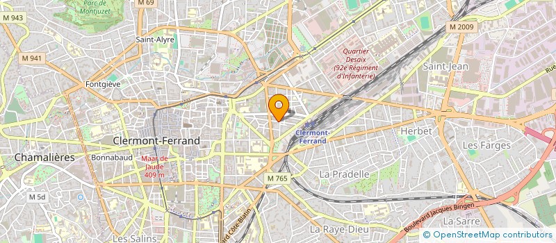 localisation de l'entreprise MADAME VALERIE BOYENVAL  CLERMONT-FERRAND