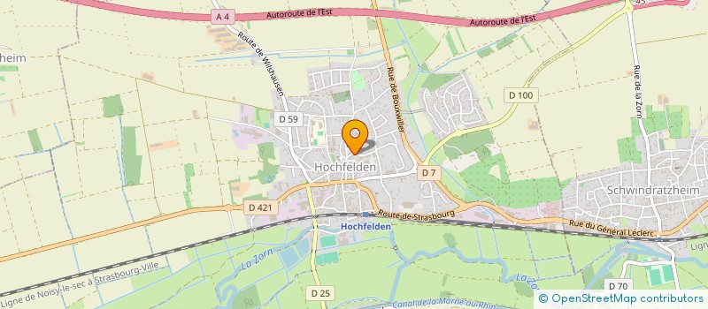 localisation de l'entreprise MADAME VALERIE BOZON-VERDURAZ  HOCHFELDEN