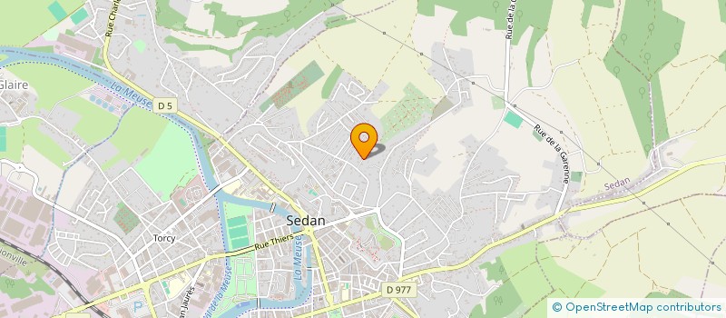 localisation de l'entreprise MADAME VALERIE BRANCQ  SEDAN