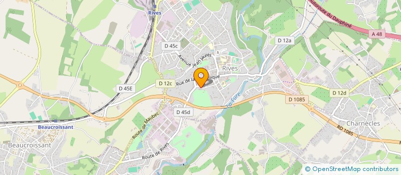 localisation de l'entreprise MADAME VALERIE BRANDAO  RIVES