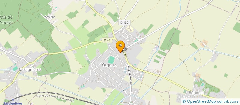 localisation de l'entreprise MADAME VALERIE BRASSELET  ORGERUS