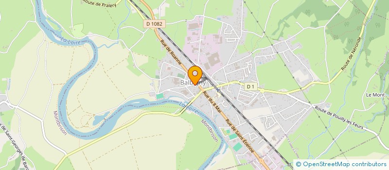 localisation de l'entreprise MADAME VALERIE BRETHONNIER  BALBIGNY