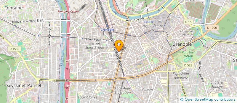 localisation de l'entreprise MADAME VALERIE BREYSSE  GRENOBLE