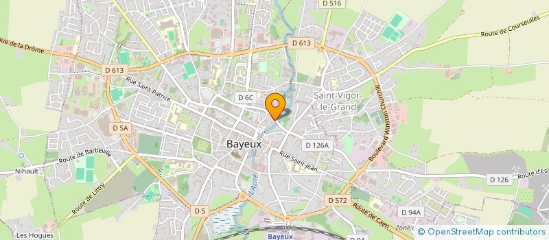 localisation de l'entreprise MADAME VALERIE BRIAL  BAYEUX