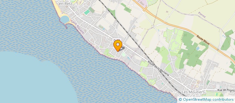 localisation de l'entreprise MADAME VALERIE BRIAND  LA BERNERIE-EN-RETZ