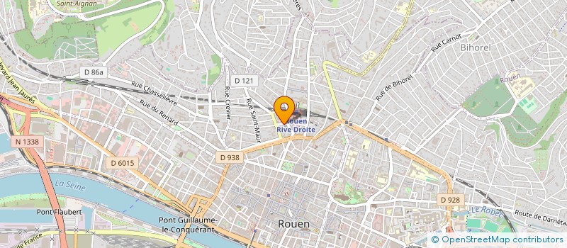 localisation de l'entreprise MADAME VALERIE BRIDOUX  ROUEN