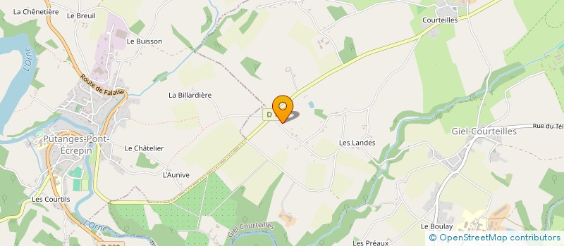 localisation de l'entreprise MADAME VALERIE BRIERE à PUTANGES-LE-LAC
