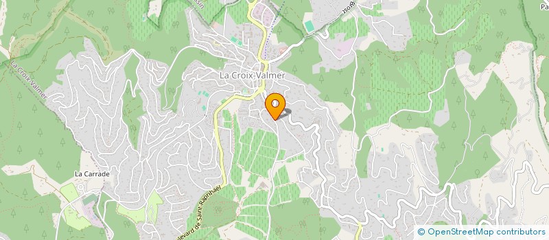 localisation de l'entreprise MADAME VALERIE BRISSART  LA CROIX-VALMER