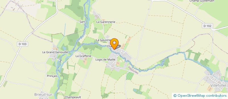 localisation de l'entreprise MADAME VALERIE BROSSET  SELIGNE