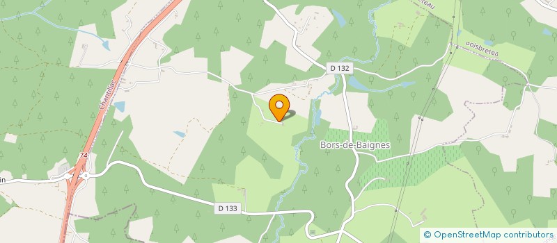 localisation de l'entreprise MADAME VALERIE BROTTEAUX à BORS (CANTON DE CHARENTE-SUD)