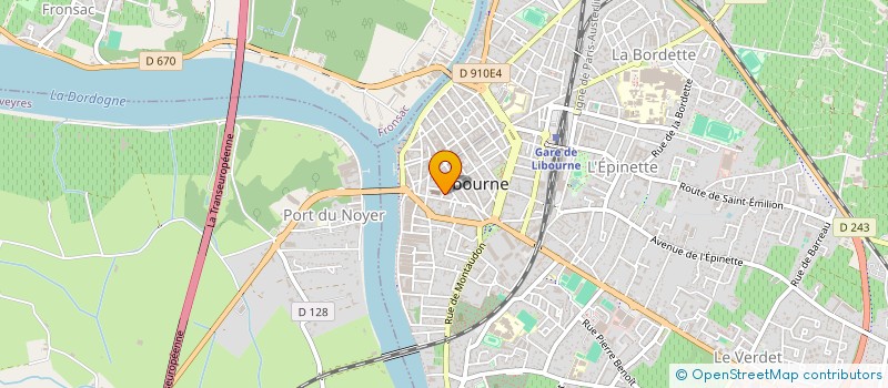localisation de l'entreprise MADAME VALERIE BROUARD à LIBOURNE