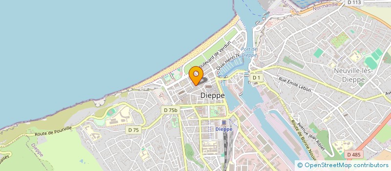 localisation de l'entreprise MADAME VALERIE BROUARD à DIEPPE