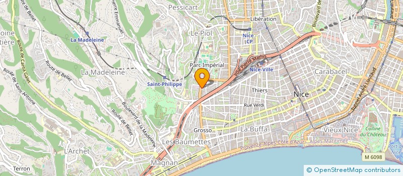 localisation de l'entreprise MADAME VALERIE BROUTIN à NICE