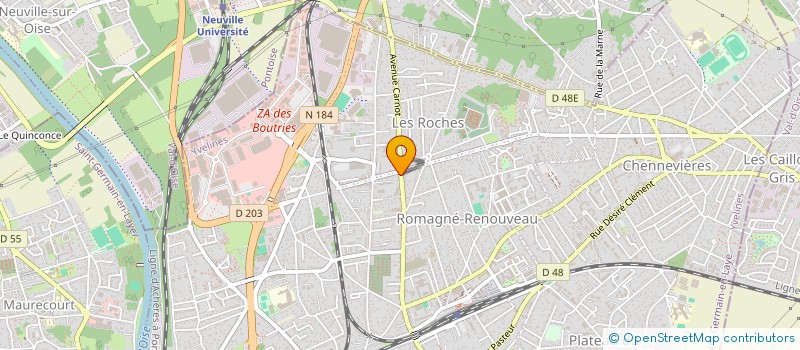 localisation de l'entreprise MADAME VALERIE BRUANT  CONFLANS SAINTE HONORINE