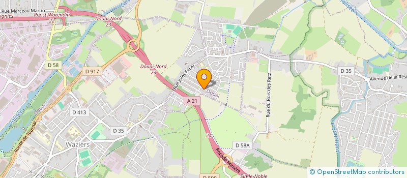 localisation de l'entreprise MADAME VALERIE BRULOIS  DOUAI