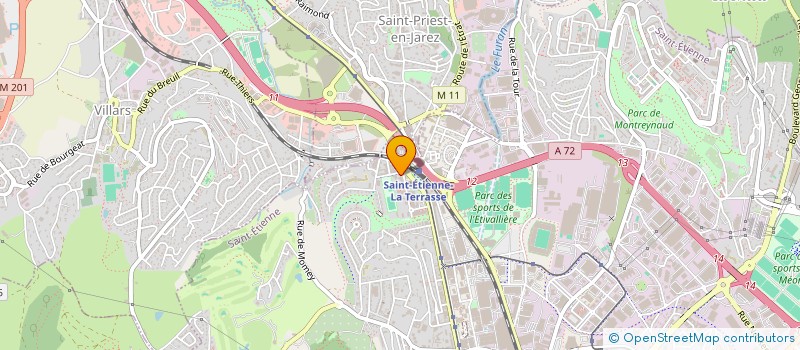 localisation de l'entreprise MADAME VALERIE BRULPORT  SAINT-ETIENNE