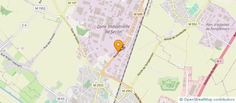 localisation de l'entreprise MADAME VALERIE BRUN  NOYELLES-LES-SECLIN