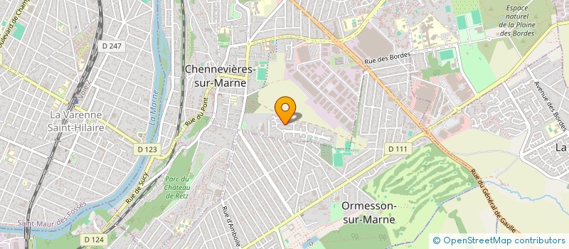 localisation de l'entreprise MADAME VALERIE BRUNEAU  SAINT-MAUR-DES-FOSSES