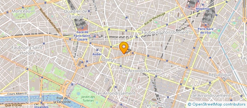 localisation de l'entreprise MADAME VALERIE BRUNET  PARIS