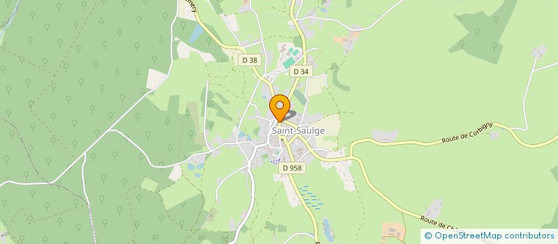 localisation de l'entreprise MADAME VALERIE BRUNET  SAINT-SAULGE