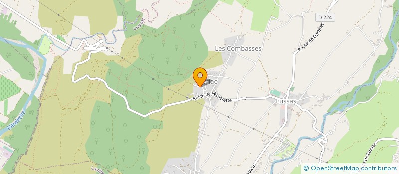 localisation de l'entreprise MADAME VALERIE BRUNIER  LUSSAS