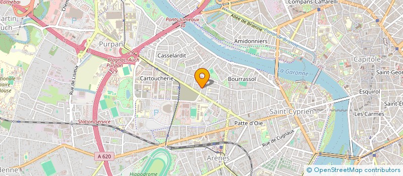 localisation de l'entreprise MADAME VALERIE BRUOT  TOULOUSE