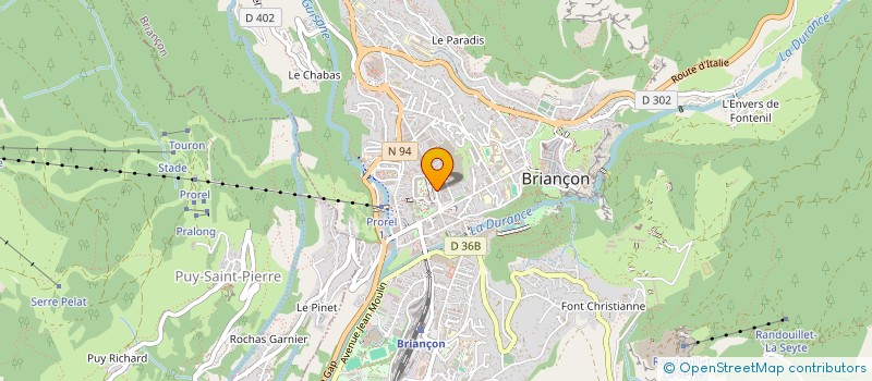 localisation de l'entreprise MADAME VALERIE BRUYERE à BRIANCON