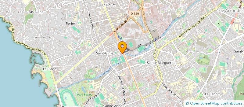 localisation de l'entreprise MADAME VALERIE BUCCAFURNI  MARSEILLE