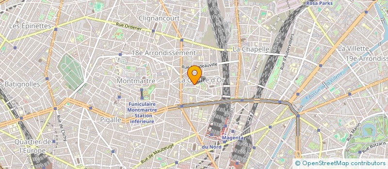 localisation de l'entreprise MADAME VALERIE BUFFETAUD  PARIS