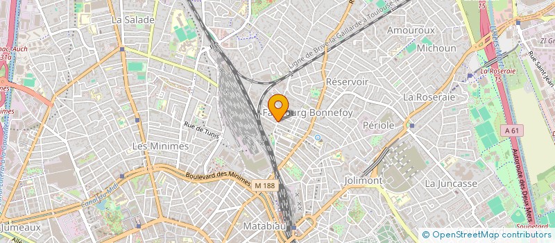 localisation de l'entreprise MADAME VALERIE BUGNAS  TOULOUSE