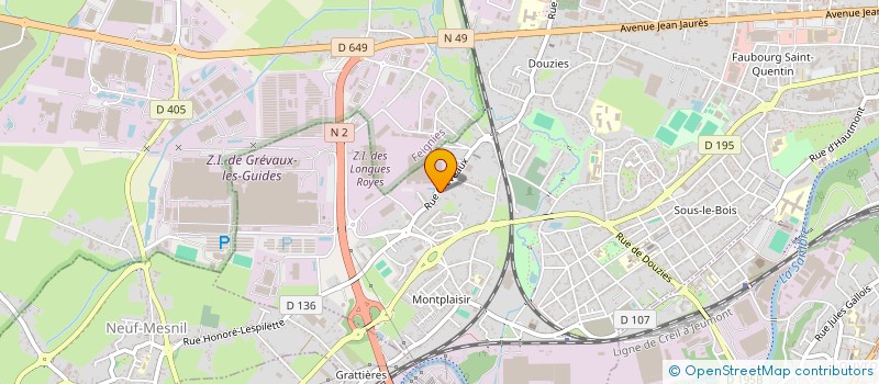 localisation de l'entreprise MADAME VALERIE BULTEAU  MAUBEUGE