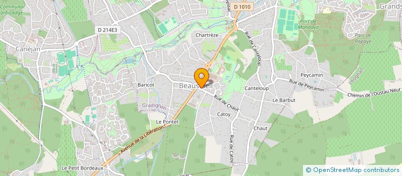 localisation de l'entreprise MADAME VALERIE BUNIVA  GRADIGNAN