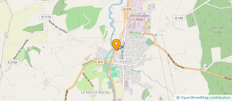 localisation de l'entreprise MADAME VALERIE BUQUET  LIVAROT-PAYS-D'AUGE