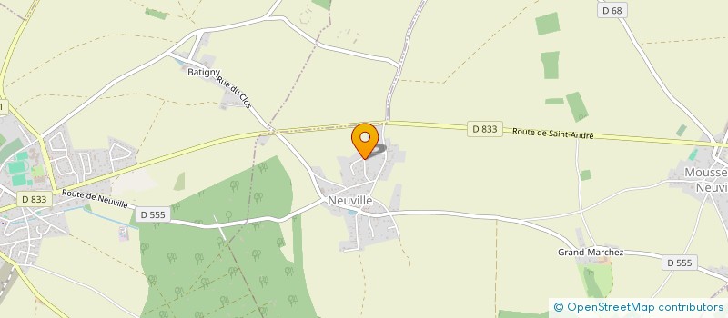 localisation de l'entreprise MADAME VALERIE BUQUET  MOUSSEAUX-NEUVILLE