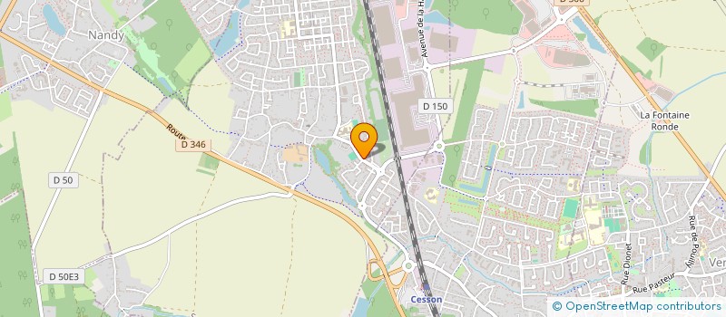 localisation de l'entreprise MADAME VALERIE BUREAU  SAVIGNY-LE-TEMPLE