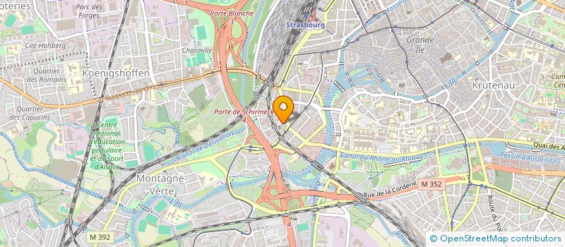 localisation de l'entreprise MADAME VALERIE BURGI à STRASBOURG