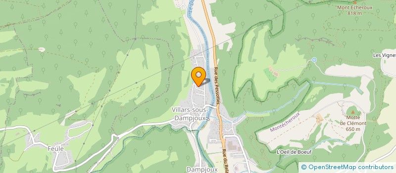 localisation de l'entreprise MADAME VALERIE BURRI  VILLARS-SOUS-DAMPJOUX