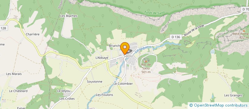 localisation de l'entreprise MADAME VALERIE BUTTIGNOL  SAOU