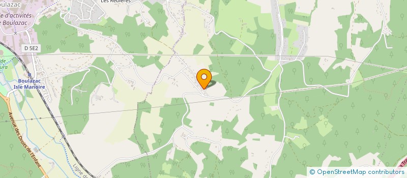 localisation de l'entreprise MADAME VALERIE CABANES  BASSILLAC ET AUBEROCHE