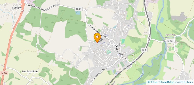 localisation de l'entreprise MADAME VALERIE CADEAU  ITEUIL