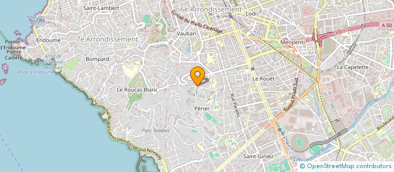 localisation de l'entreprise MADAME VALERIE CADILHAC à MARSEILLE